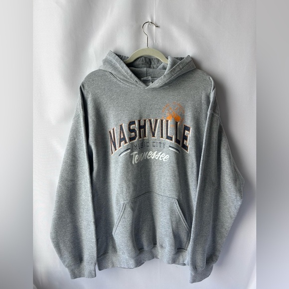 Gildan Other - Gray Nashville Tennessee Hoodie